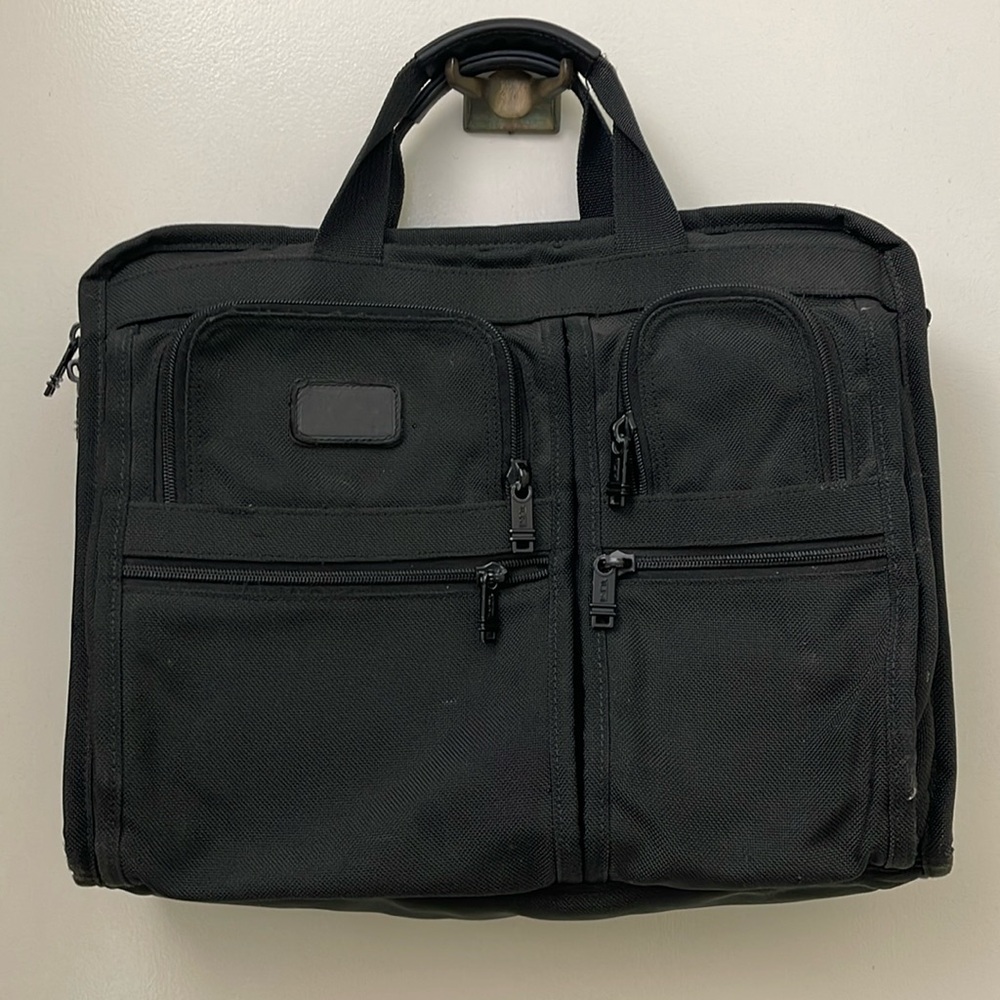 Tumi Alpha Expandable Laptop Bag in Black
